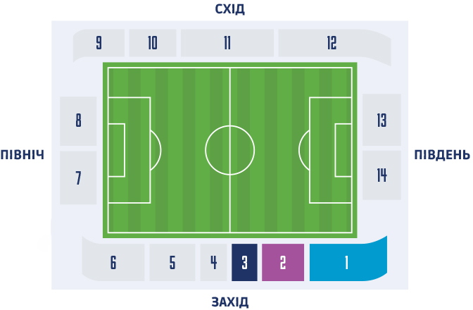 Схема укриттів